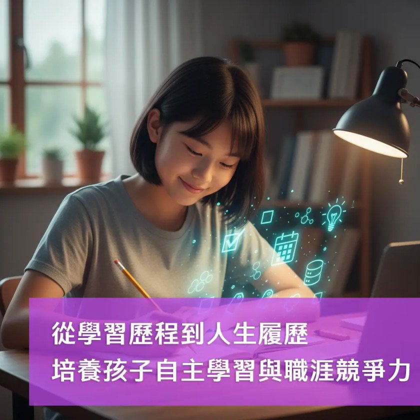 從學習歷程到人生履歷：培養孩子自主學習與職涯競爭力
